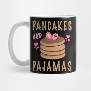 Pancake And Pajamas Syrup and Pancake Maker Breakfast Brunch Mug